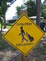 Golfers Crossing