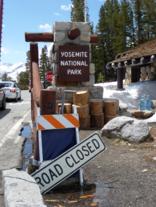 Parkeingang Yosemite