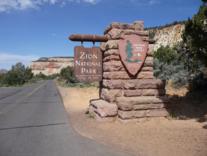Parkeingang Zion Nationalpark