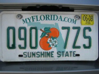 Plate Florida
