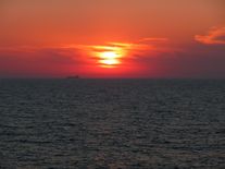 Sonnenuntergang Ligurisches Meer