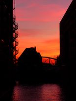 Sonnenuntergang Speicherstadt