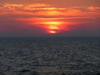 Sonnenuntergang Tyrrhenisches Meer 