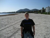 leerer Strand von Alcudia